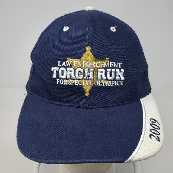 Law Enforcement Torch Run For Special Olympics Baseball Cap Blue OS Adjustable - Picture 2 of 10